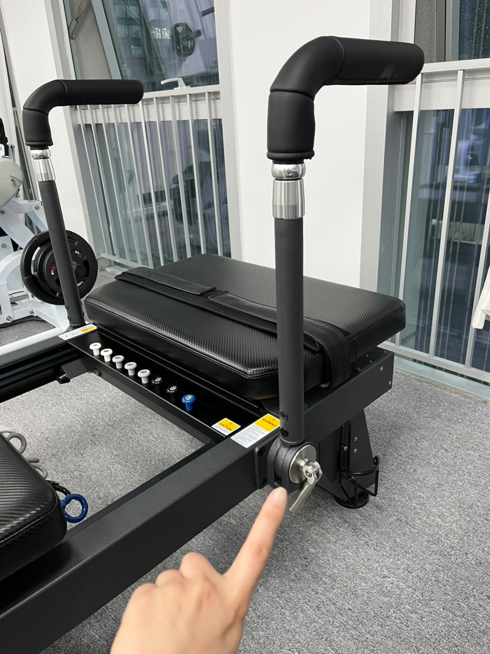 MegaCore Reformer — adjustment controls